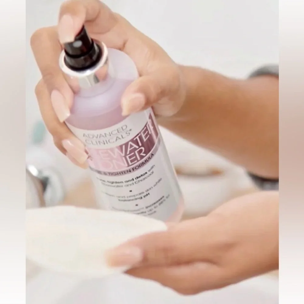 Advances Clinicals Rosewater + Collagen Face Toner 8fl oz - New